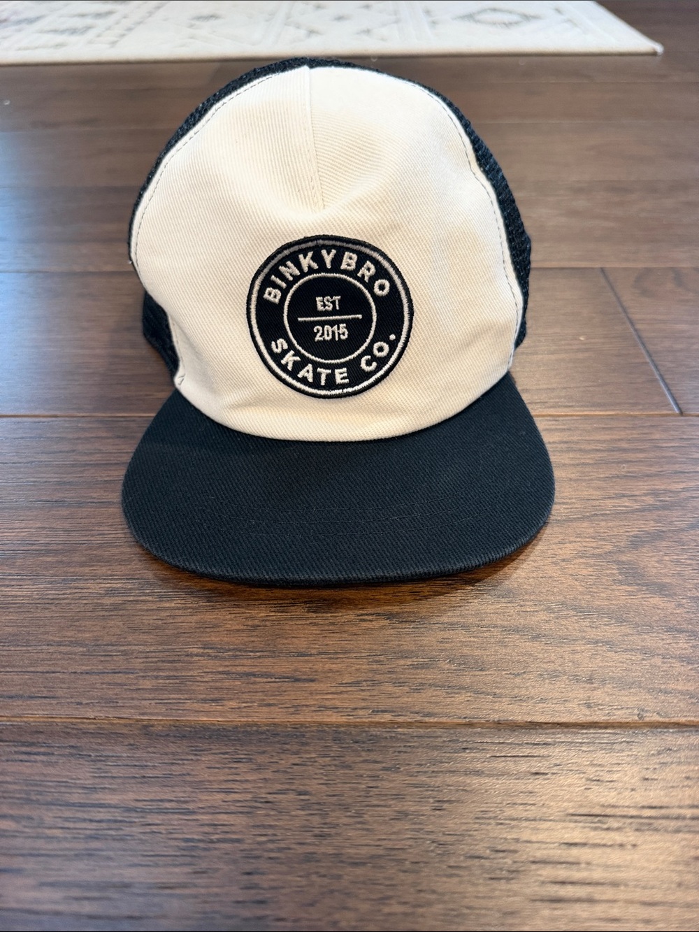 Binky Bro Black/White Toddler Snapback Hat - C39-339